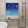 thumbnail image 5 of Canvas Print Wall Art Oil Paintings Ocean Happy Beach Place Words Picture Prints Artwork for Living Room Kitchen Bathroom Bedroom, 5 of 9