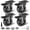 3 inch, variant on 3 Inch Caster Wheels Set of 4 Heavy Duty Locking Swivel Industrial Plate Casters