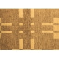 thumbnail image 1 of Ahgly Company Indoor Rectangle Abstract Brown Modern Area Rugs, 3' x 5', 1 of 4