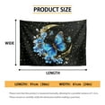 thumbnail image 6 of SEANATIVE Floral Butterfly Tapestry Blue Flower Tapestry for Bedroom Wall Tapestry Vertical Tapestry Wall Tapesties for Bedroom Small Tapestry for Living Room Dorm Office, 6 of 6