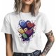 thumbnail image 4 of Camisetas informales de manga corta con corazones coloridos para hombre, camisetas gráficas para el Día de San Valentín, 4 of 8