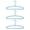 Blue, variant on TerraVbie Multi-Hole Rotating Hanger Blue Plastic Multi-Functional Thickened 11-Hole 3 Pack for Closet Space Saving Organization
