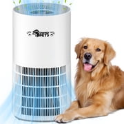Ownpets Pet Air Purifier for Large Room up to 2620 ft², H13 HEPA Washable Filter for Pet Odor Hair Dander Pollen, Quiet Air Cleaner with Air Quality Monitor