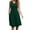 Green, variant on WMTBSRSW Women's Summer Dress for Women 2025 V Neck Pleated Midi Dress with Pokcets Solid Color Loose Casual Sleeveless A Line Swing Tank Dress