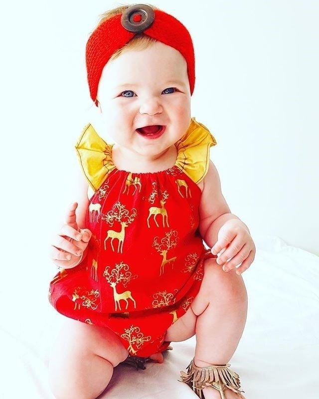 baby reindeer jumpsuit