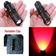 thumbnail image 5 of Paquete de 2 antorchas de luz roja, mini linterna roja con zoom, antorchas de señal a prueba de agua, 5 of 5