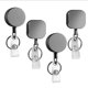 thumbnail image 1 of 4Pcs Heavy Duty Retractable Badge Holder Reel, for Name Card Keychain, 1 of 5