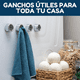 thumbnail image 5 of 4 Ganchos Toalla Adhesivos Circulares Elegantes Autoadhesivo, 5 of 8