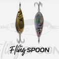 thumbnail image 6 of 6th Sense – Fling Spoon – Metal Jigging Spoon – Bass Fishing – Tinsel Flash and Flutter Fall – Built-in Swivel Treble Hook, 6 of 6