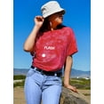thumbnail image 2 of Abstract Flash Of Lightning Tie Dye Crystal Women -Image by Shutterstock, Female Large, 2 of 4