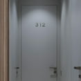 thumbnail image 3 of CIMAXIC 10pcs Stereoscopic Plastic Number Modern Plaque Number House Hotel Door Address Digits Sticker Plate Sign(0-9,One for each Number),1.97"X1.18"X0.2", 3 of 5
