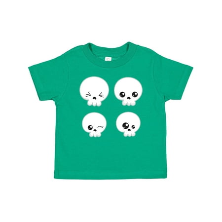 

Inktastic Happy Halloween Skull Emoji Gift Baby Boy or Baby Girl T-Shirt