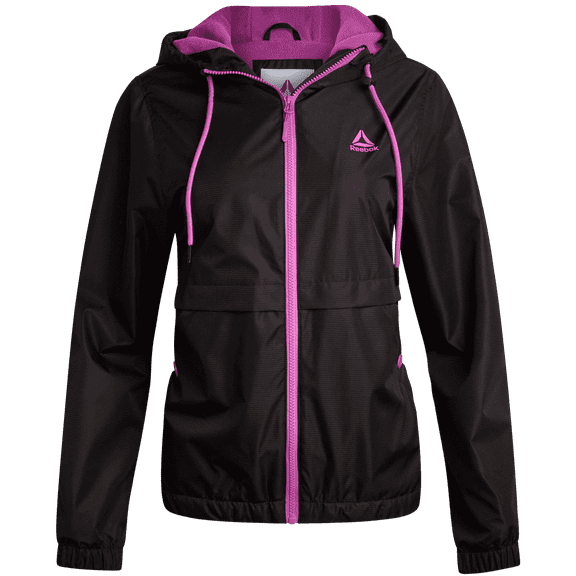 Reebok Womens Rain Jackets - Lightweight Hooded Waterproof Shell Windbreaker for Women (XS-3X)