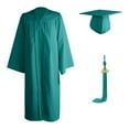 thumbnail image 6 of oqasdz Solid Color Men Unisex Graduation Gown Sets College & High School Robe With Caps & Tassels Versatile Male Dailywear, 6 of 9