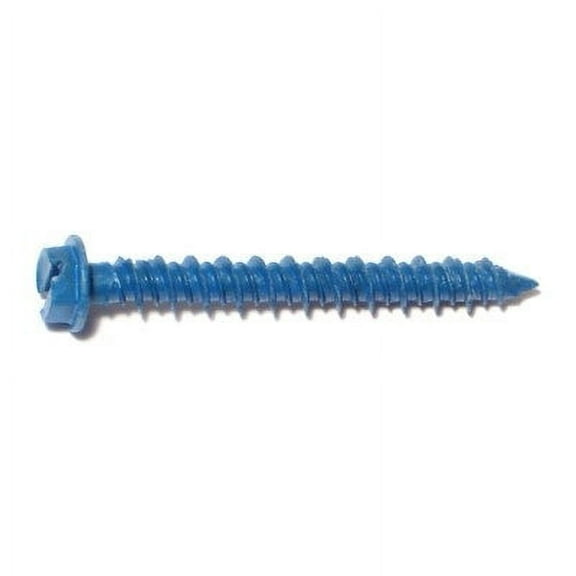 3/16" x 1-3/4" Blue Hex Head Tapcon Masonry Screws MNSHW-035 (30 pcs.)