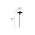 thumbnail image 4 of Kichler 15"H Dome Architectural Bronze Landscape Path Light, 4 of 5