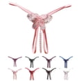 thumbnail image 4 of Women Sexy G-String Beaded Open File Underwear Sexy Butterfly Underwear Thong, 4 of 11