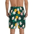 thumbnail image 2 of Yiaed Tropical Fruit for Men's Soft Sleep Pajama Short Lounging Pajama Shorts-Large, 2 of 8