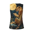 thumbnail image 5 of Lsque Leopard Reading Tarot Cards Printed Workout Tank Tops for Women, Athletic Sports Tank Tops, Compression Sleeveless Dry Fit Shirts,Sleeveless Yoga Shirt-XX-Large, 5 of 9