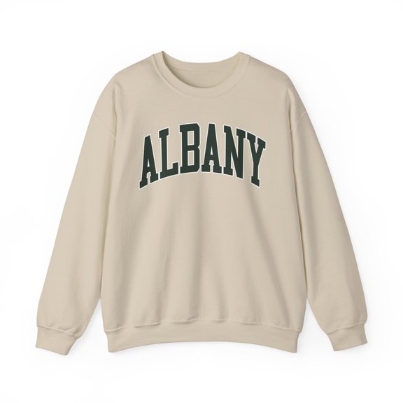 Albany Sweatshirt Gifts Crew Neck Shirt Long Sleeve Unisex