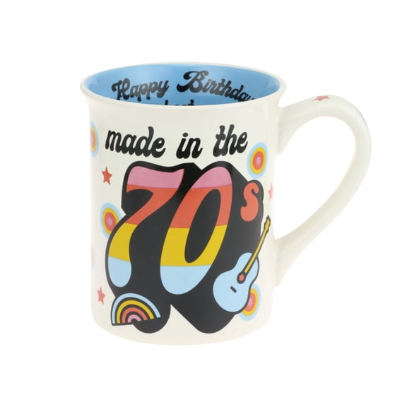 Tabletop Made In The 70'S Mug Stoneware Happy Birthday 6010053