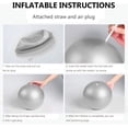 thumbnail image 3 of HSHDLDF Mini Pilates Ball Exercise Ball for Yoga 25cm Mini Yoga Ball, Core Ball,Small Workout Ball, Mini Stability Ball,Ballon Exercise Ball for Aadults, 3 of 6