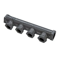 Pro-Flex PFMN-CCB 4-Port Pipe Manifold 3/4 X 1/2 in NPT Female Metal