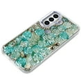 thumbnail image 3 of For Samsung A16 5G Muti-Color Floral Bling Stones Ornaments Case - Blue, 3 of 3