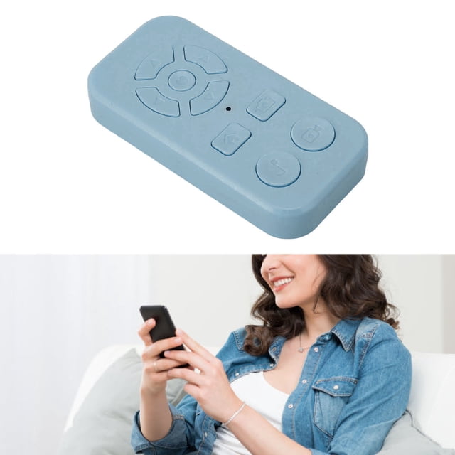Phone Remote Control, V4.2 Camera Shutter Video Recording Remote Page Turner for Smartphone and Tablet with TikTok, , Spotify Compatible