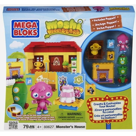 Mega Bloks Moshi Monsters Monster s House Building Set #80627 Poppet Figure