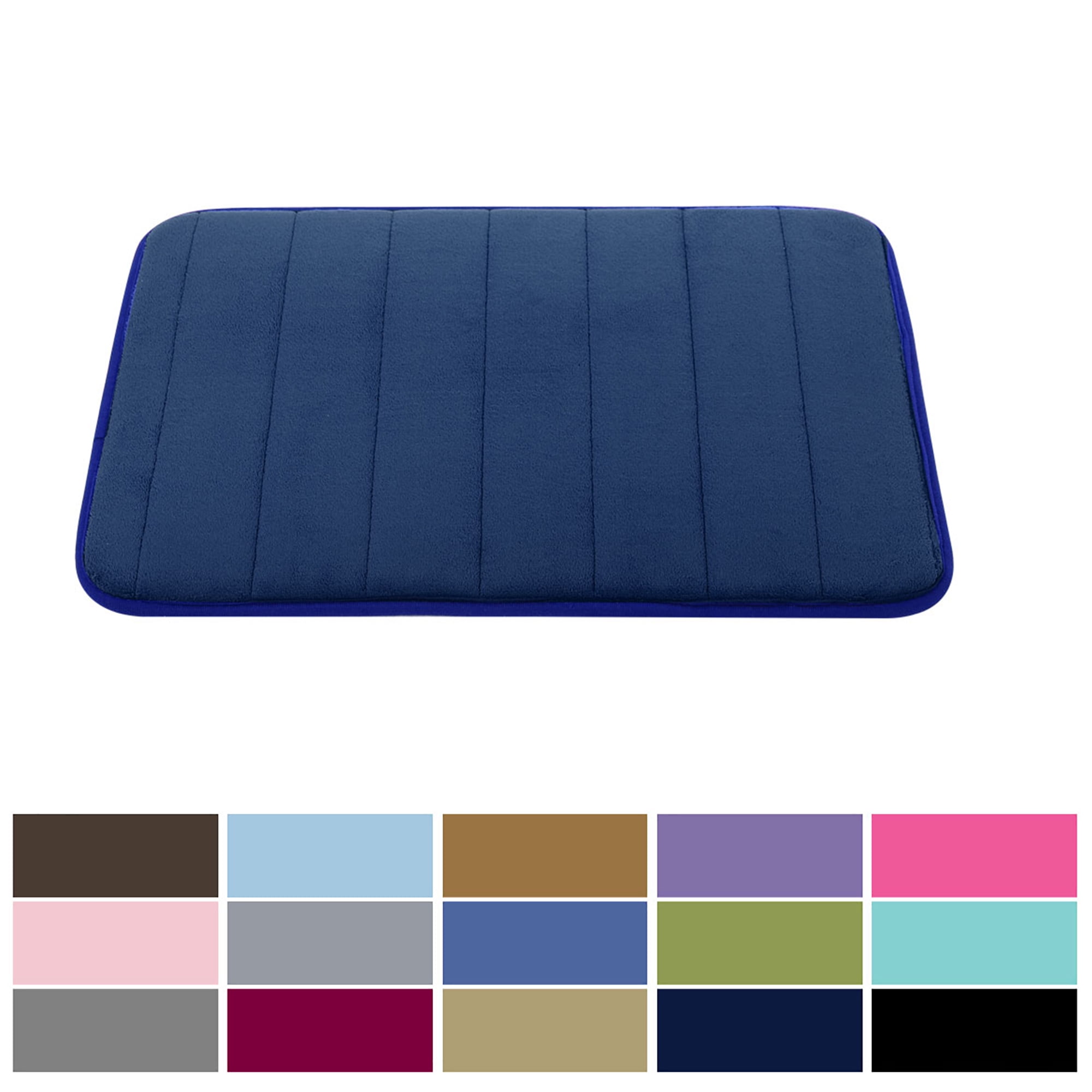 PiccoCasa Kitchen Rugs Soft Memory Foam Bath Mat Non Slip Kitchen Mat