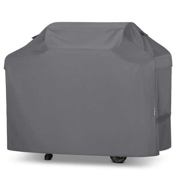 UNICOOK Housse de Barbecue 65 Pouces, Housse de Gril de Barbecue Imperméable et Robuste, Housse Résistante à la Décoloration pour Barbecue, Compatible avec Weber, Char-Broil, Nexgril