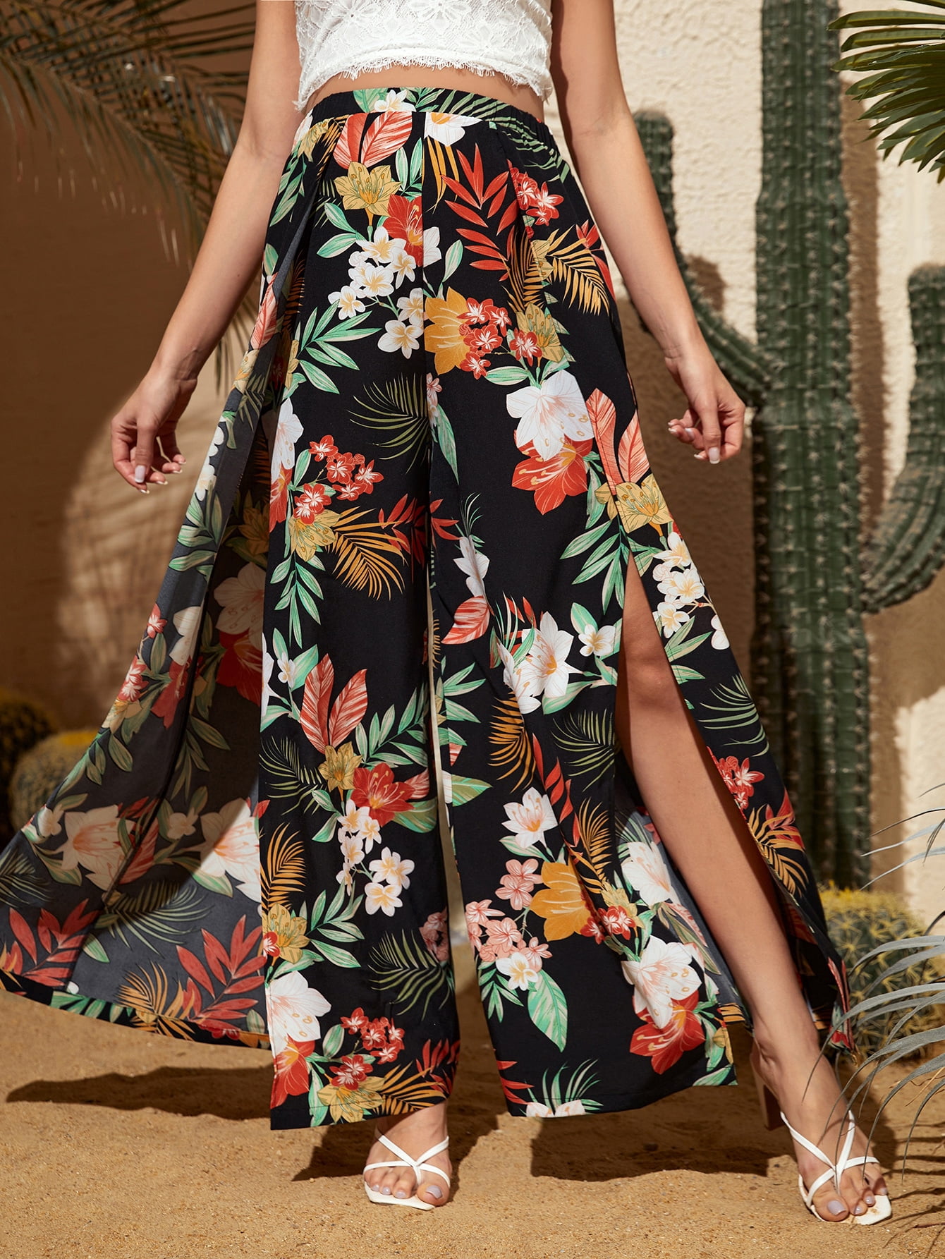 Multicolor Women's Maternity Tropical 