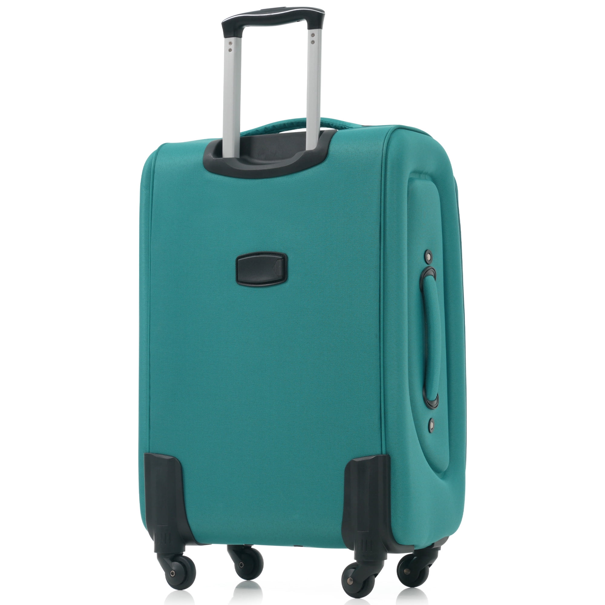 Euroco 4 Piece Softside Luggage Set, Expandable Suitcase Set with TSA Lock and Spinner Wheels, Lightweight Durable Suitcase for Men Women Travel(18"/22"/26"/30") ,Blue Green
