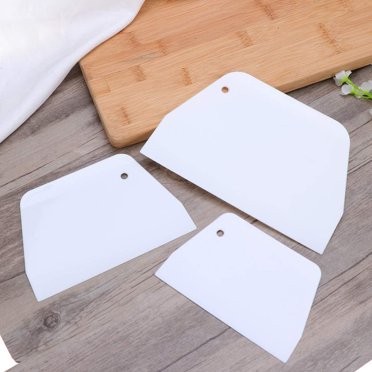 Dough Scraper Bowl Scraper Food-safe Plastic Dough Cutter...