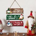 thumbnail image 4 of Letrero de Madera Colgante para Decoración Navideña | Multicolor 33X29Cm | Decoración de Pared para Ambiente Festivo | 1 Letrero Navideño Colgante, 4 of 6
