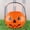 Orange, variant on Mskk Halloween Jack-O-Lantern Treat Bucket, Plastic Pumpkin Candy Pail Bowl With Handle, Multi-Color Trick Or Treat Container For Kids Cosplay Costume Party Halloween Decoration