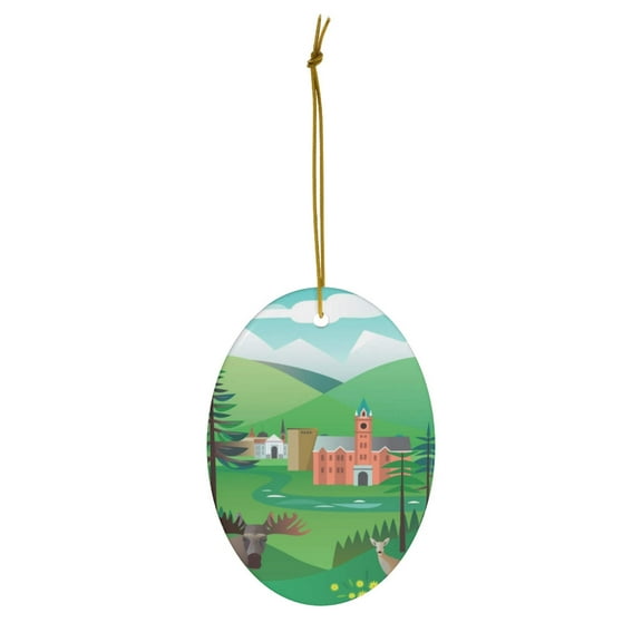 Missoula Ceramic Ornament