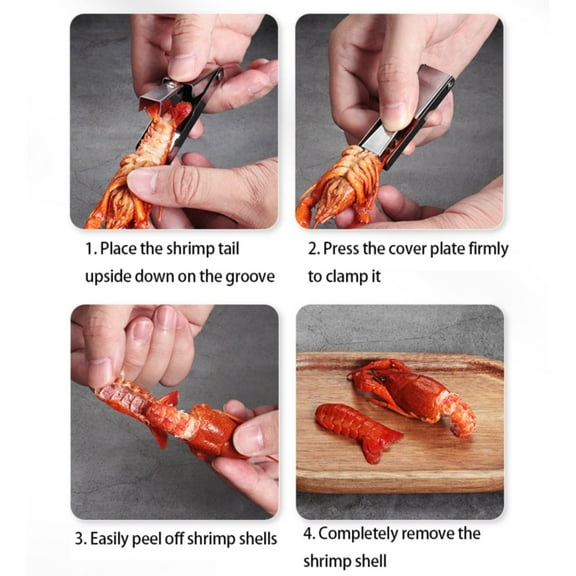 SLUOHZXI Crawfish Peeler, Stainless Steel Crawfish Shucker Crawfish Sheller Seafood Tool
