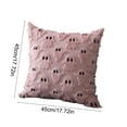 thumbnail image 3 of Seyotauo Halloween Pillow Covers Cute Ghost Spooky Throw Pillows Soft Plush Faux Fur Decorative Cushion Covers for Couch Sofa Bed Porch Living Room Halloween Decor, 3 of 6