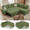 Green, variant on 80.7" Corduroy 5-Seater Pull-Out Sleeper Sofa Bed, Convertible L-Shaped Sectional Couch with USB, Storage & Tufted Seat, Easy Assembly Modern Living Room Furniture