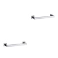 thumbnail image 3 of stanreset 1/2/3/5 Bathroom Hardware Set Stainless Steel Towel Bar Ring Paper Holder Multifunction Robe Hook Modern Style Rack Kit Silver bar 2PCS, 3 of 6