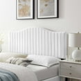 thumbnail image 2 of Headboard, Full Queen Size, Velvet, White, Modern Contemporary Urban Design, Bedroom Master Guest Suite, 2 of 10