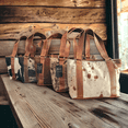 thumbnail image 3 of Genuine Cowhide Tote Handbag Highlands Brown Purse, 3 of 23