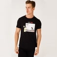 thumbnail image 4 of Biggdesign Faces Outfit Crew Neck T-shirt-Large Size, 4 of 7