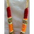 Sri Sainath Enterprises Sateen Jasmine Flowers And Gold Rose With