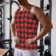 thumbnail image 5 of Pofeuu Christmas With Snowflakes Print Men's Workout Tank Tops Sleeveless Muscle Gym Shirt Quick Dry-4X-Large, 5 of 7