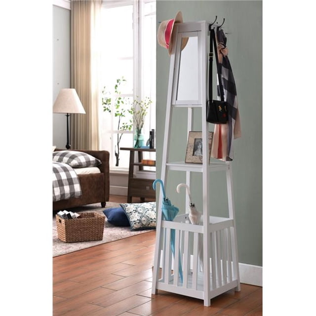 Designs CR1484 Porte-Manteau - Blanc, 71 x 17 x 17 Po.