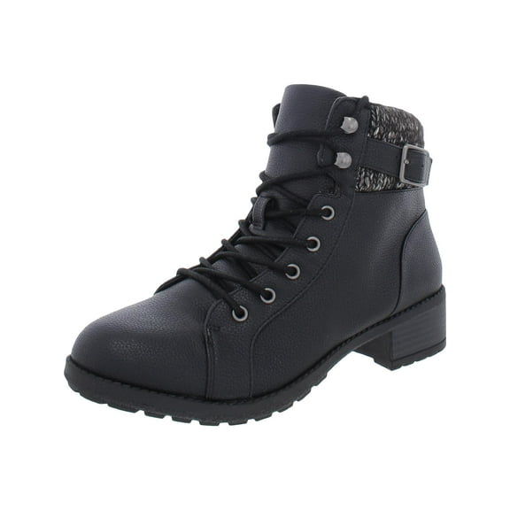 Style & Co. Womens Gaiel Faux Leather Round Toe Ankle Boots