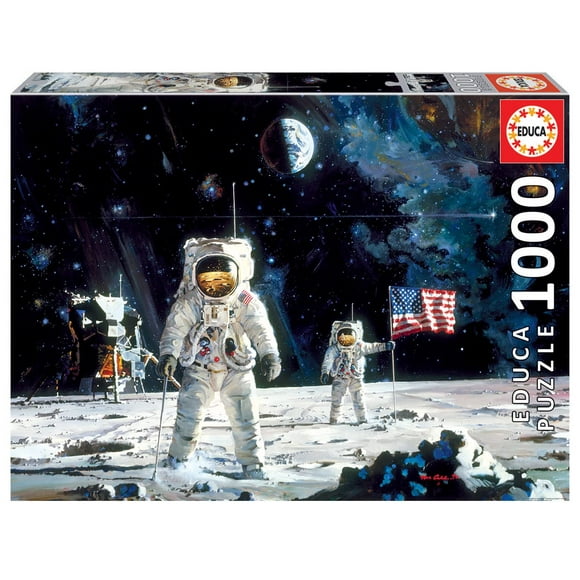 Puzzle Educa 18459 El primer hombre en la luna, 1000 piezas